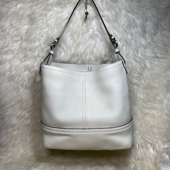 Coach ivory hobo handbag - Picture 2 of 12